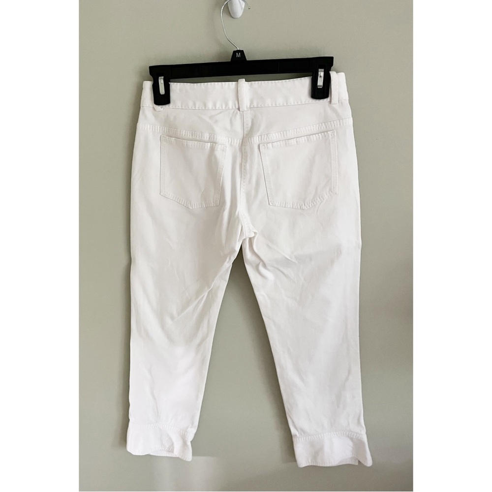 Celine cream color split leg hem cropped pants XS - Picture 5 of 13